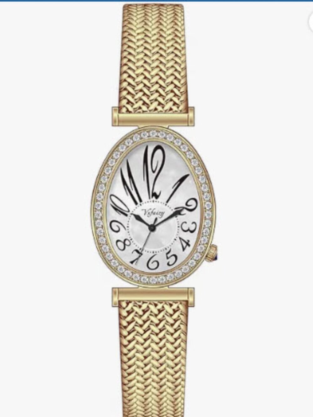 Easy to Read Watch for Women Luxury Crystal Accented - New in box